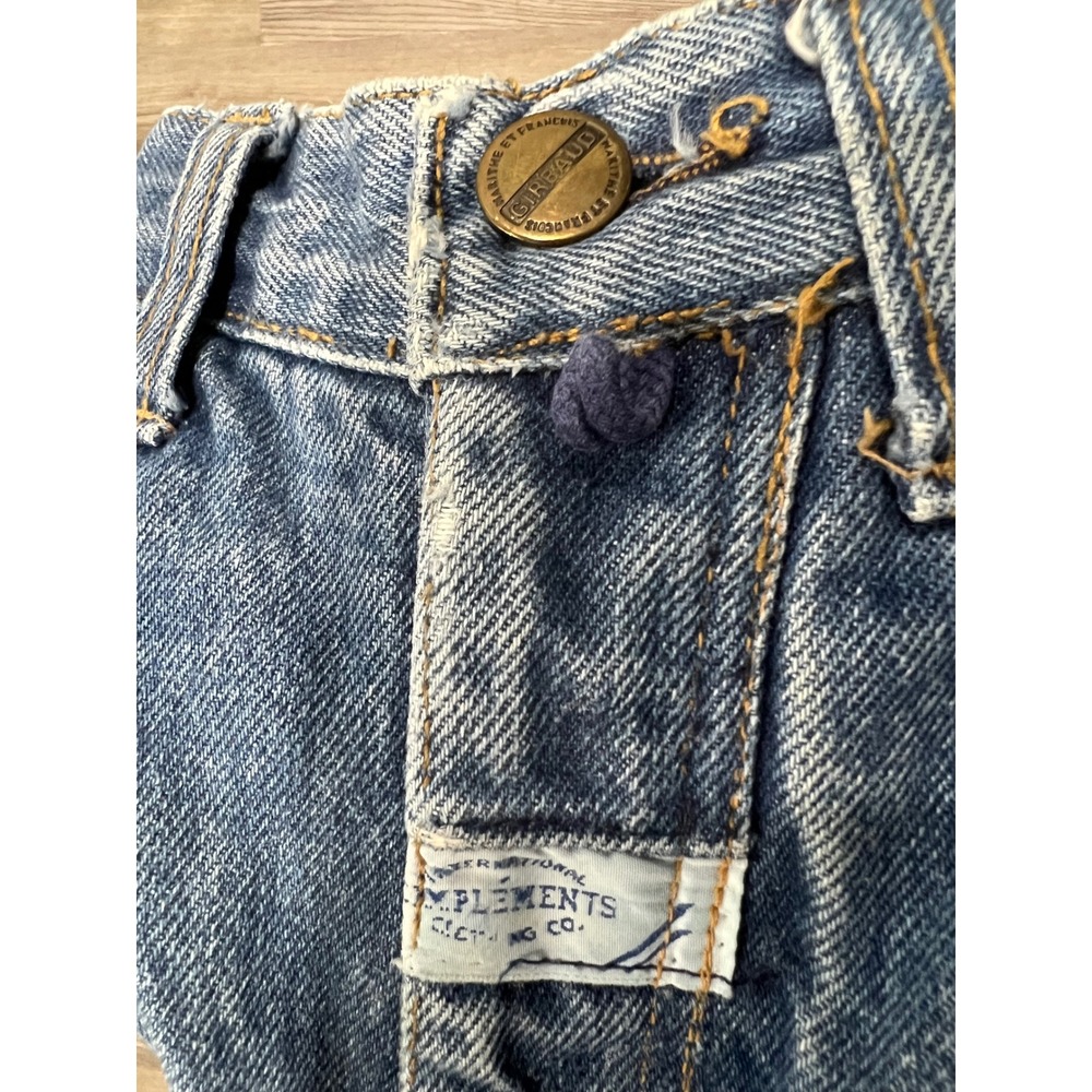 Marithe Francois Girbaud Vintage High Rise Tapered Leg Denim Jeans Medium Wash